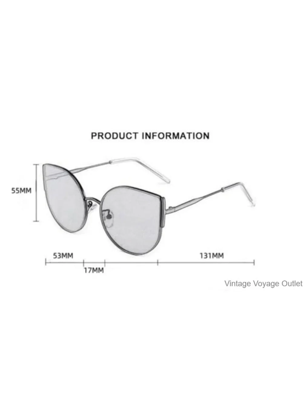 Classic Retro Oval Sunglasses UV400 Protection Metal Frame for Driving Holiday